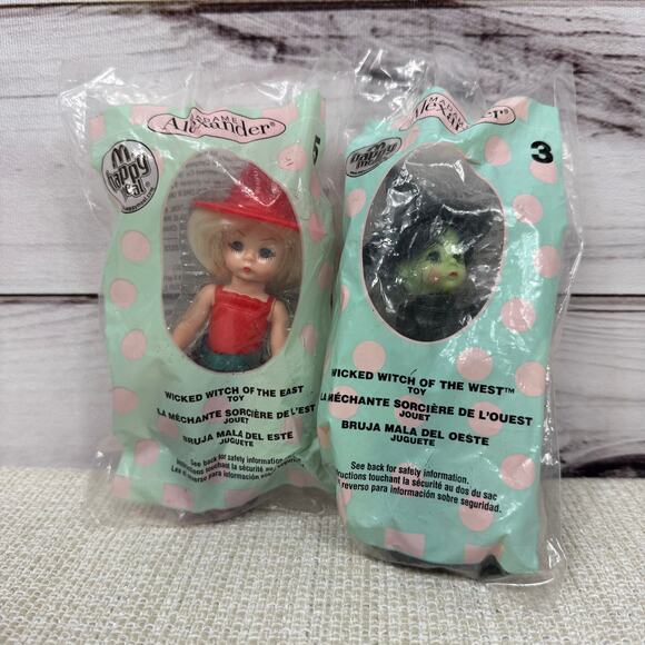 McDonalds Happy Meal Toys 2007 Madame Alexander Wicked Witch Lot EAST and WEST - Picture 1 of 3